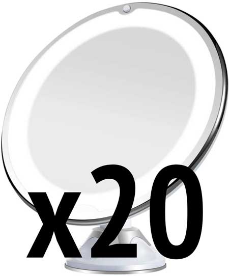 espejos de aumento x20